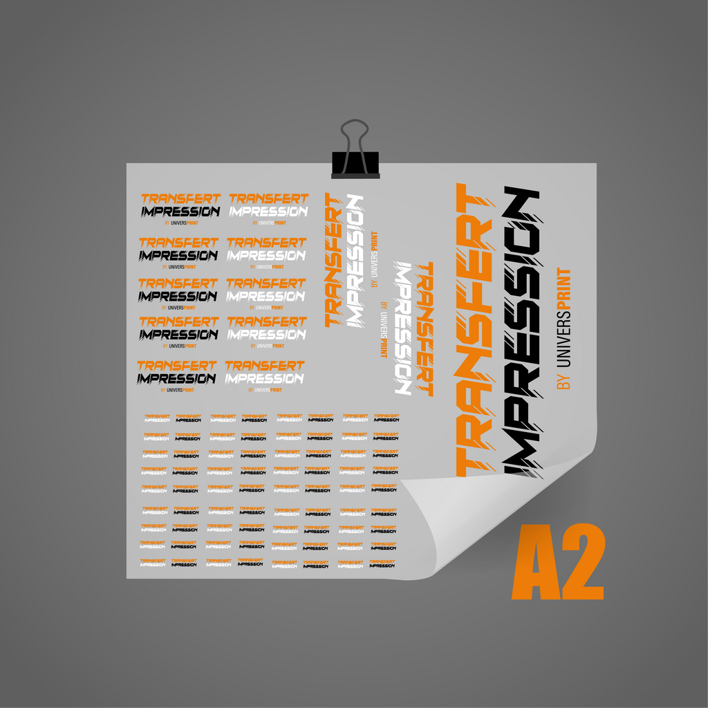 DTF transfert textile A2
